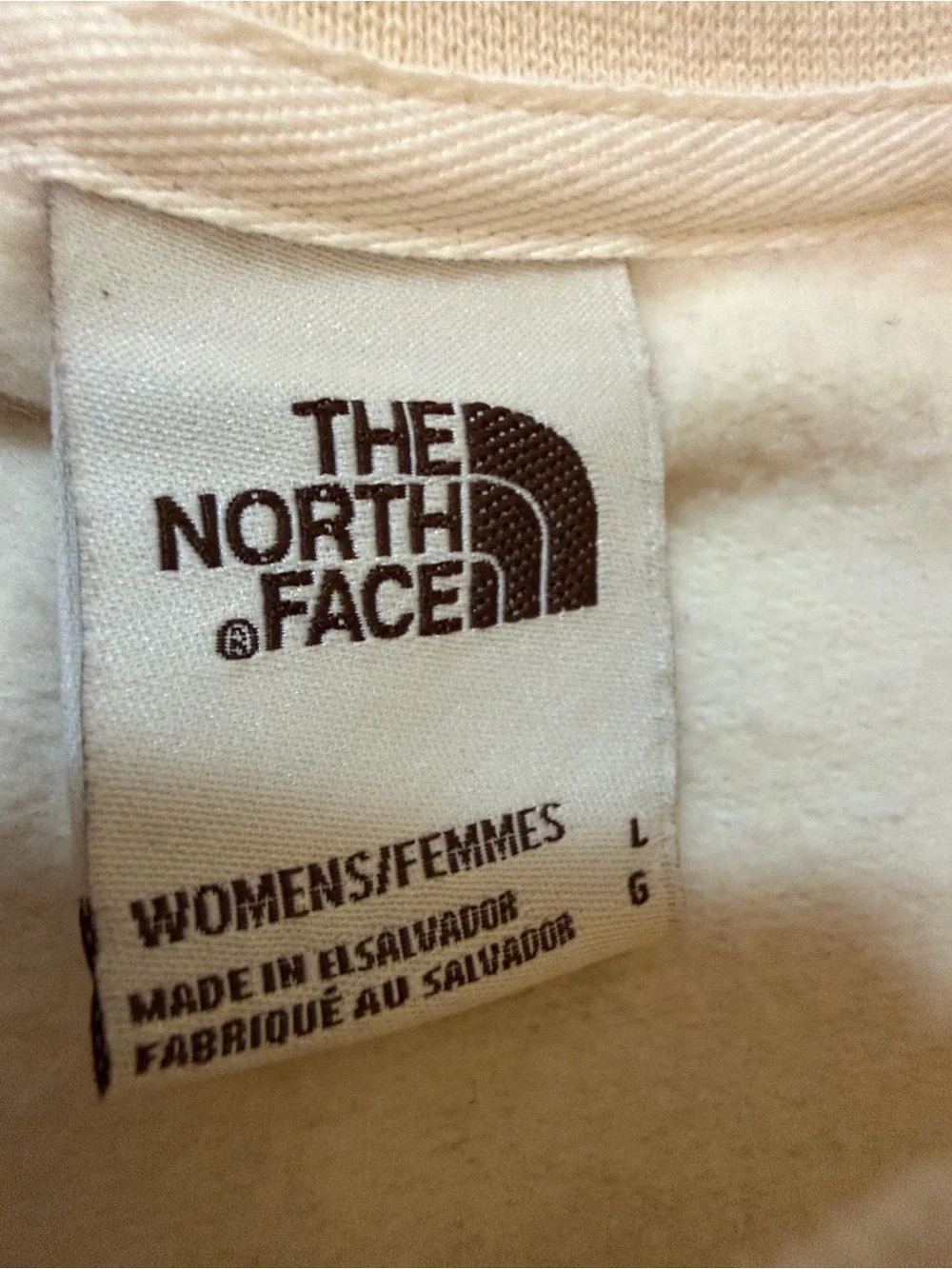 The North Face Men's Crewneck Sweatshirt in Off-White